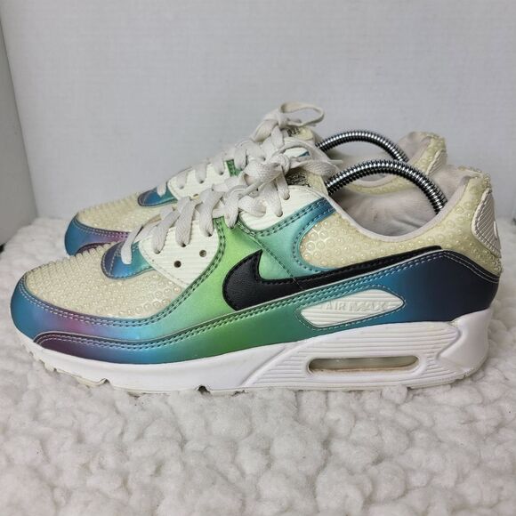 Nike Air Max 90 20 "Bubble Pack" Sneaker Men's Size 9.5 Multicolor CT5066-100 Go - Picture 4 of 8